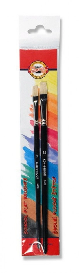 ČETKICE SET 8/12 RAVNE ZA TEMPERE KHN 9936S02001PS 2/1 (12)