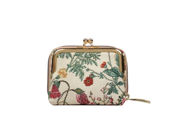 NOVČANIK HB FLORAL SUMMER BEIGE HW-132