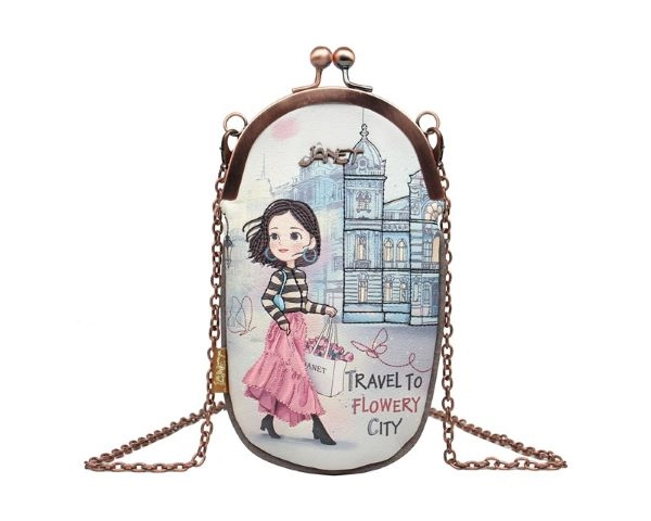 NOVČANIK JANET FLOWERY CITY J-031B