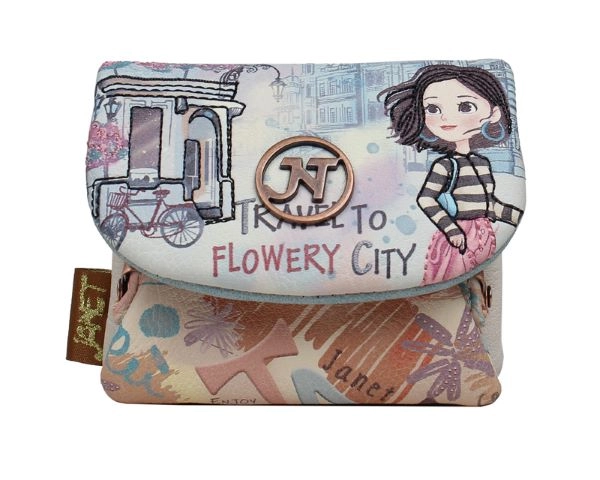 NOVČANIK JANET FLOWERY CITY JW-011A