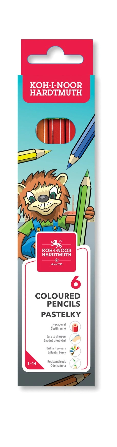 DRVENE BOJICE KHN LION 3551006034KS 6/1