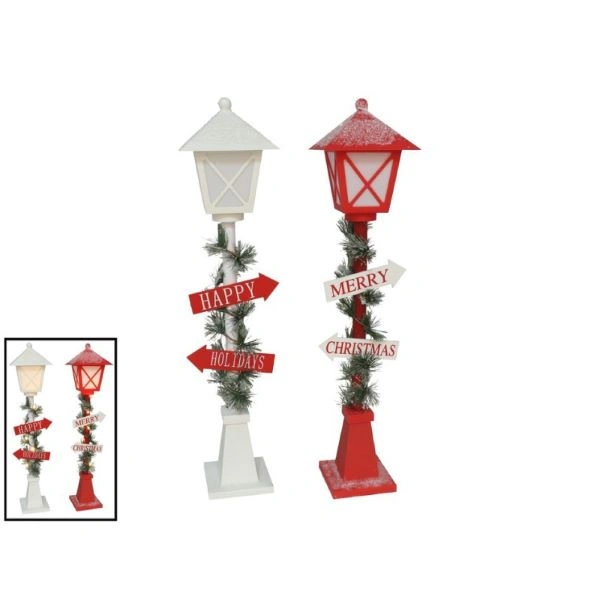 NOVOGODIŠNJA LAMPA STREET GERIMPORT 2 MOD WITH 10 LEDS 14.5X14.5