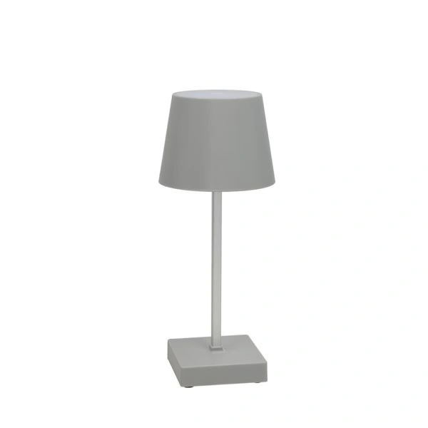 LAMPA STONA GERIMPOT CRIS 12 LED 8,5 CM SILVER