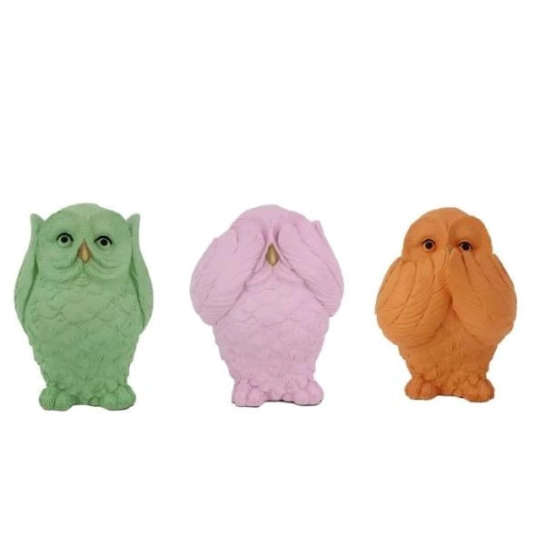 UKRASNA FIGURA SOVA ITEM 12X11,5X15 3 MOD FD-222587