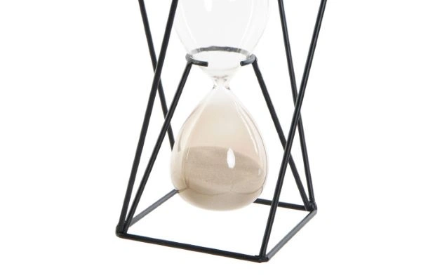 SAT PJEŠČANI ITEM METAL GLASS 14X14X19 2 MOD DH-191364