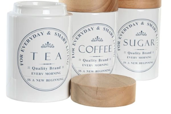 ČINIJA ITEM STONEWARE WOOD 10X10X16 3 MOD PC-204953