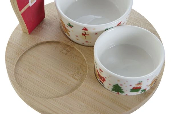 NOVOGODIŠNJE ČINIJE SET ITEM SANTA CLAUS 18X18X13,5 NV-207018 4/1