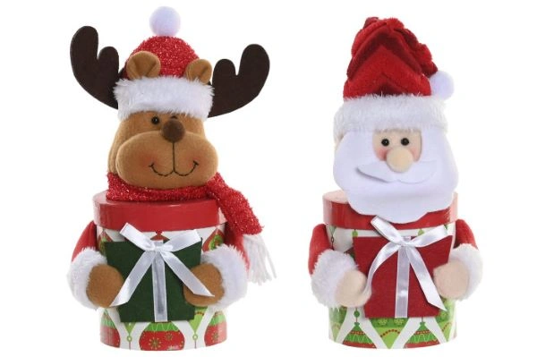 NOVOGODIŠNJA UKRASNA KUTIJA ITEM 12X10X25 2 MOD NV-220684