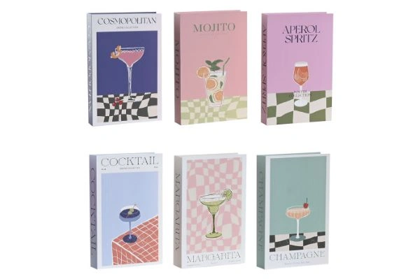 UKRASNA KUTIJA ITEM 17X4,2X26,5 COCKTAILS 6 MOD CG-221147