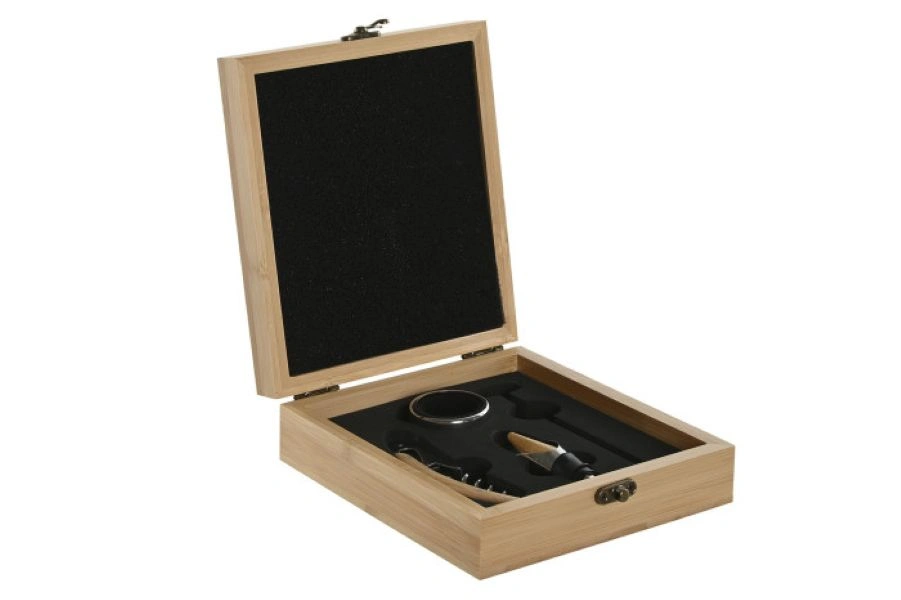 VINSKI SET ITEM BAMBOO INOX 15X17X5 NATURAL RC-218521 5/1