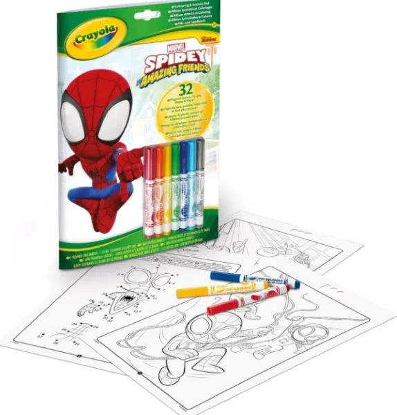 BOJANKA I FLOMASTERI SET CRAYOLA SPIDEY 04-2809
