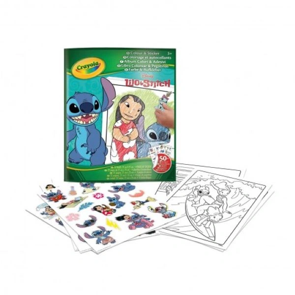 BOJANKA SA STIKERIMA CRAYOLA LILO&STITCH 04-0900