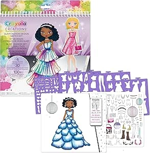 BLOK CRAYOLA CREATIONS GLAM FASHION 04-1270