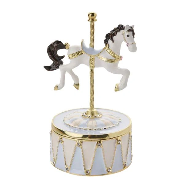 KUTIJICA WIDDOP CAROUSEL HORSE BLUE 15765