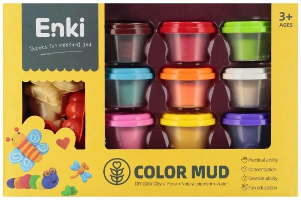 PLASTELIN SET EURO-TRADE 31X21X6 9PCS 569747