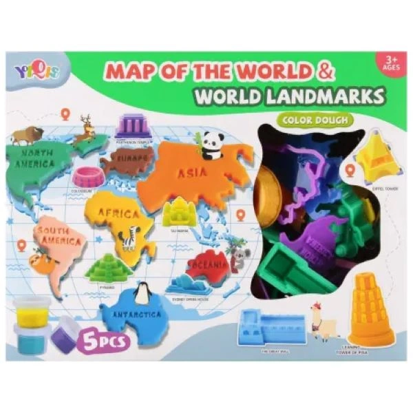 PLASTELIN SET WORLD EURO-TARDE 567760