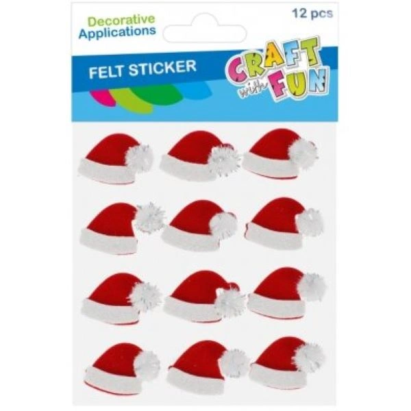 NOVOGODIŠNJI STIKERI OD FILCA KAPA EURO-TRADE  545858 12/1