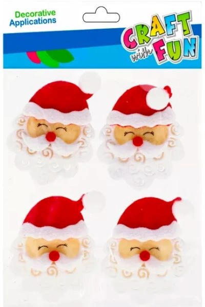 NOVOGODIŠNJI STIKERI DEDA MRAZ EURO-TRADE 501375 4/1