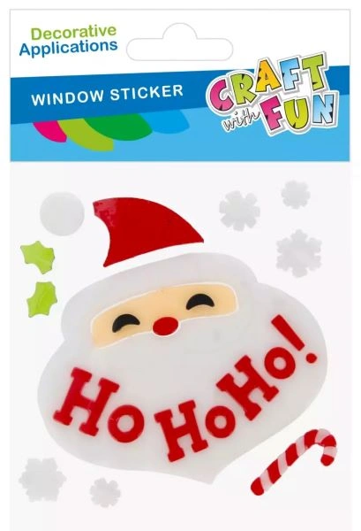 NOVOGODIŠNJI STIKERI ZA PROZOR DEDA MRAZ EURO-TRADE 240X200 567208