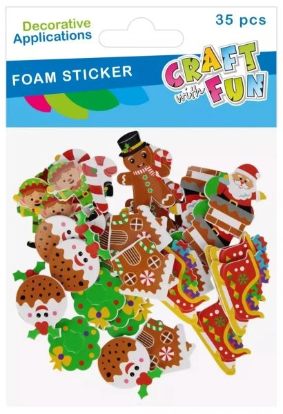 NOVOGODIŠNJI STIKERI OD EVA PJENE EURO-TRADE 567240 35/1