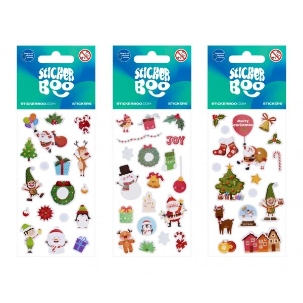 NOVOGODIŠNJI STIKERI EURO-TRADE 6,6X18CM CHRISTMAS 3 541698