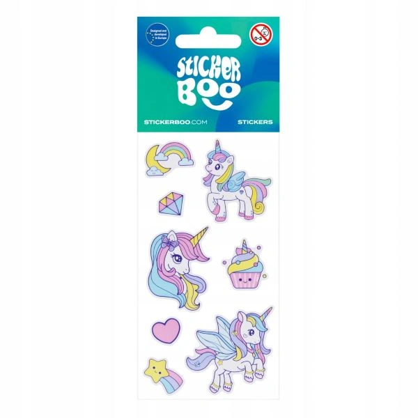 STIKERI UNICORN EURO-TRADE 6,6X18CM 550329