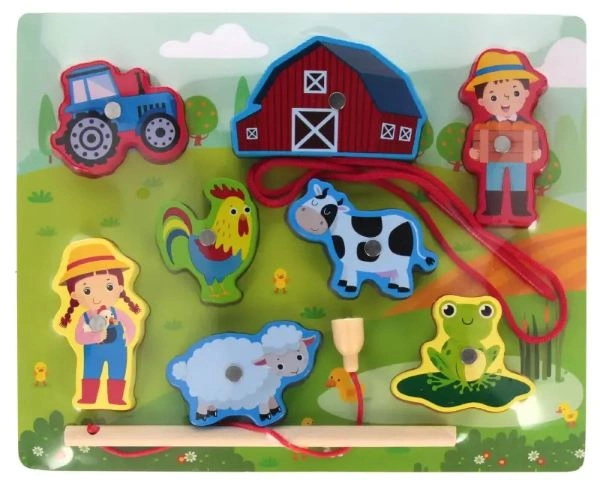 PUZZLE UMETALJKA EURO-TRADE WODDEN FARM 545200