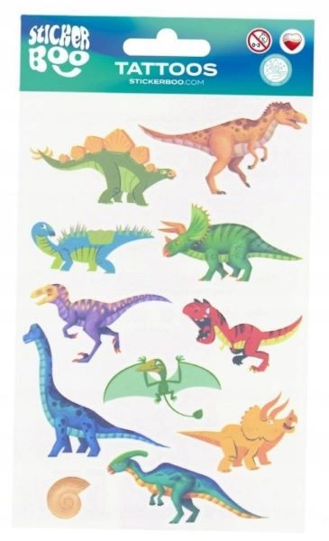TETOVAŽA PRIVREMENA EURO-TRADE 10X17,5CM DINOSAURS 540450