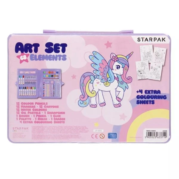 SET ZA CRTANJE UNICORN EURO-TRADE 68 PCS 536856