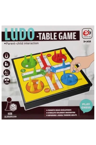 DRUŠTVENA IGRA LUDO EURO-TRADE MAGNET 26X26X5 571994