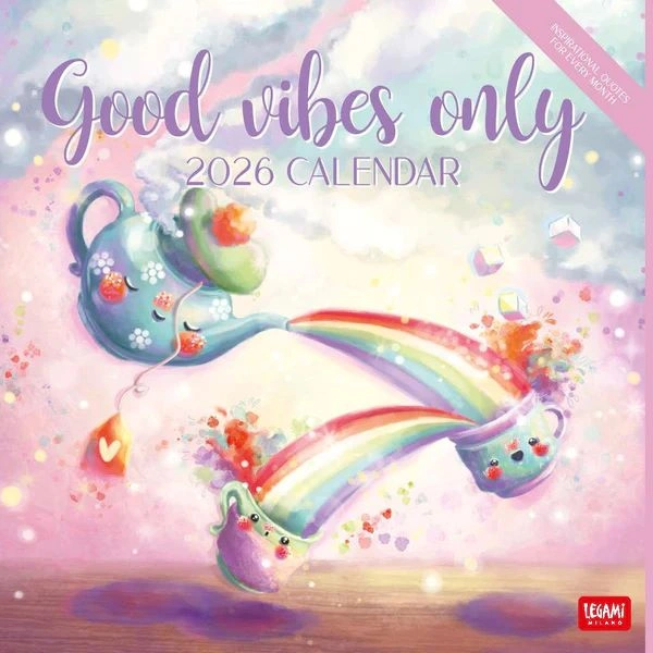 KALENDAR ZIDNI LEGAMI 2026 GOOD VIBES ONLY 30X29 CAL260042