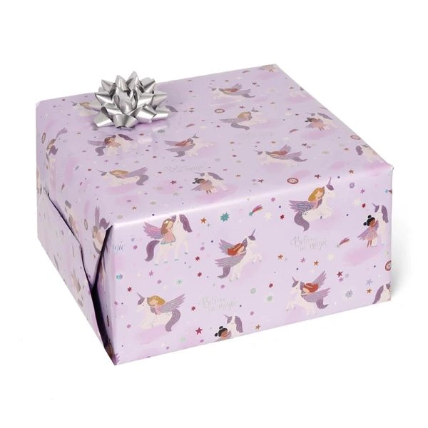 UKRASNI PAPIR LEGAMI UNICORN LILAC WRAP0039