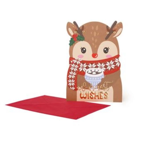 ČESTITKA NOVOGODIŠNJA LEGAMI REINDEER BGNHJ0014