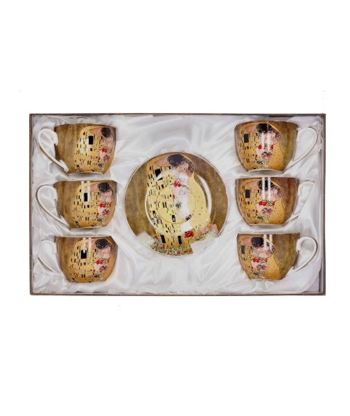 ŠOLJE SET MANAL 230ML KLIMT THE KISS KLI-S12-24-KISS 7/1