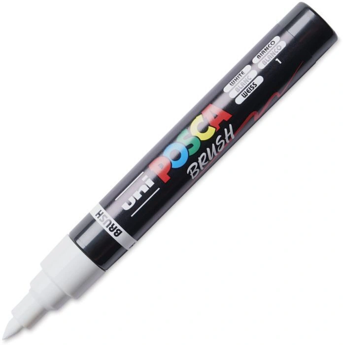 MARKER UNI POSCA PC-5BR BRUSH BIJELI 75580