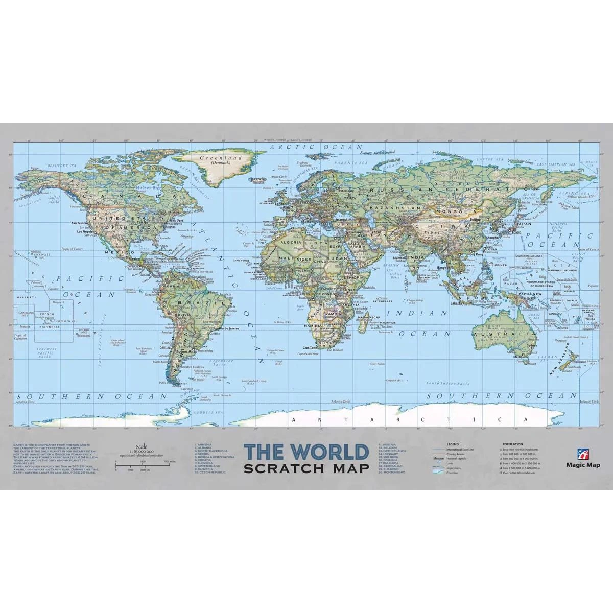 GREB-GREB MAPA SVETA MAGIC MAP		