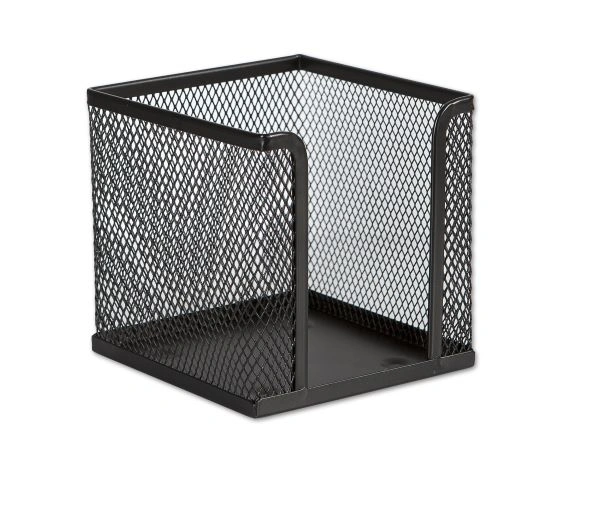 DRŽAČ ŽIČANI MEMO BLOK KOCKE UNILINE CRNA/SIVA