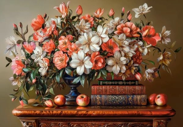 PUZZLE 1000 CASTOR FLORAL EVENING C-105373-2