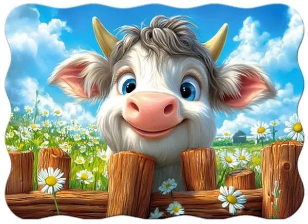 PUZZLE 30 CASTOR LOVELY COW B-03839-1