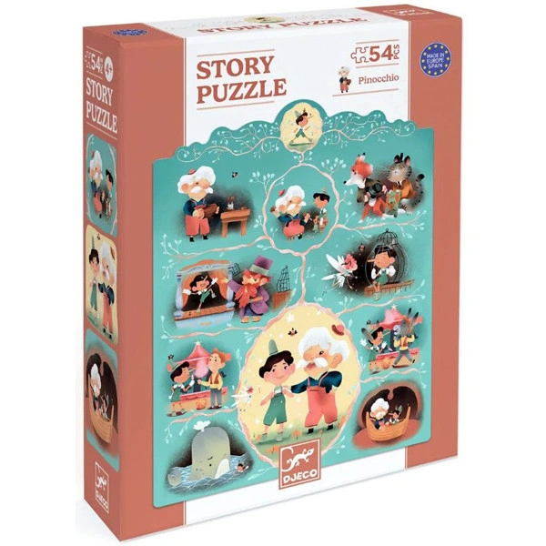 PUZZLE 54 DJECO PINOCCHIO