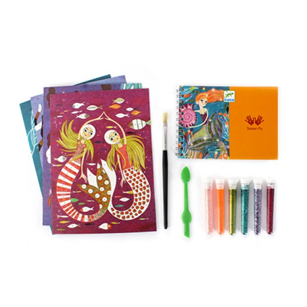 GLITTER BOARDS DJECO MERMAIDS