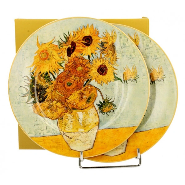 TANJIRI SET DUO SUNFLOWERS VAN GOGH 2/1