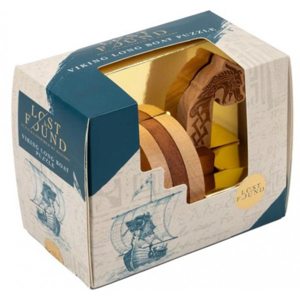 IQ TEST  LOST & FOUND VIKING LONG BOAT PROFESSOR PUZZLE