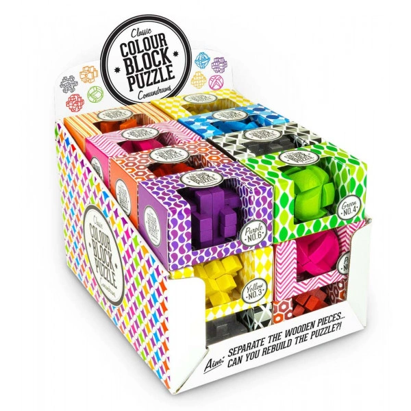 IQ KOCKA COLOUR BLOCKS PUZZLE  PROFESSOR PUZZLE