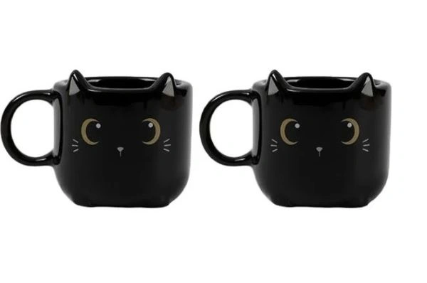 ŠOLJE ZA ESPRESSO SET TOTAL BLACK CAT XL2520A 2/1