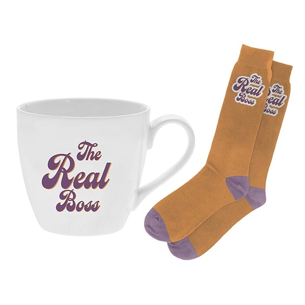 ŠOLJA I ČARAPE SET LESSER THE REAL BOSS LP96824