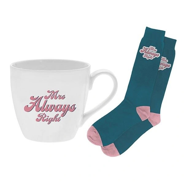 ŠOLJA I ČARAPE LESSER MRS ALWAYS RIGHT LP96826