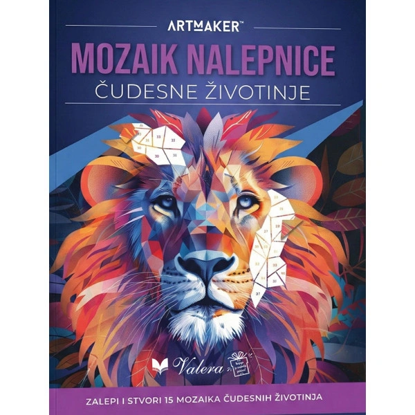MOZAIK NALEPNICE ČUDESNE ŽIVOTINJE