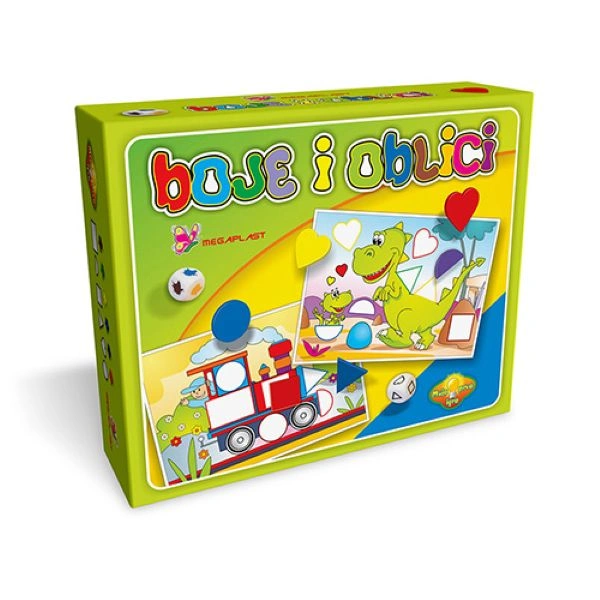 DRUŠTVENA IGRA BOJE I OBLICI MEGAPLAST