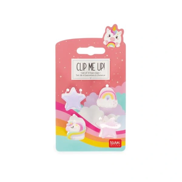 ŠNALICE ZA KOSU SET LEGAMI UNICORN HCL0002 4/1